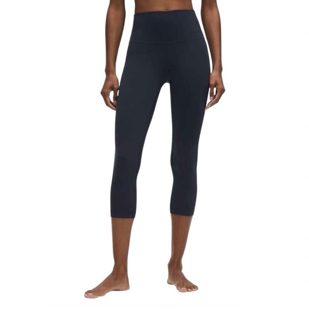 lululemon align crop legging 21” in navy blue (LW6AS8S)
